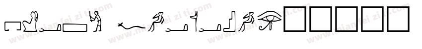 Black pharaoh字体转换